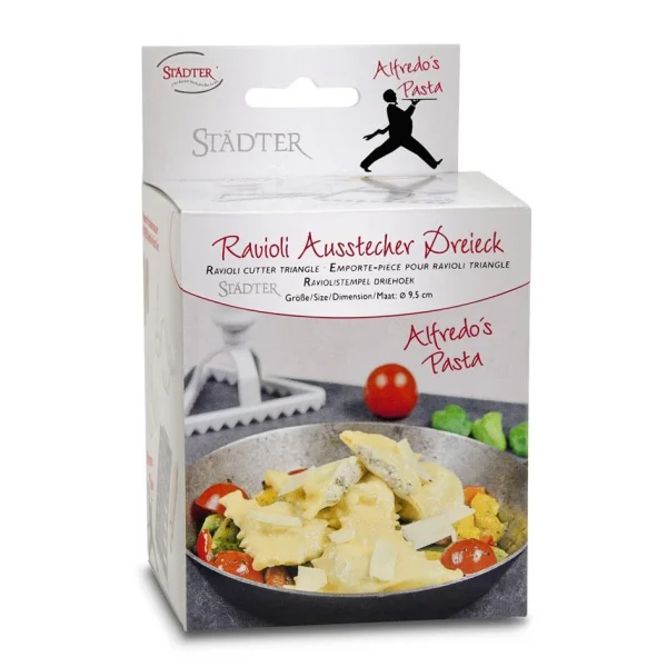 Städter Kunststoff-Ausstecher-Form Ravioli-Ausstecher Ø 9,5 Cm Dreieck 4